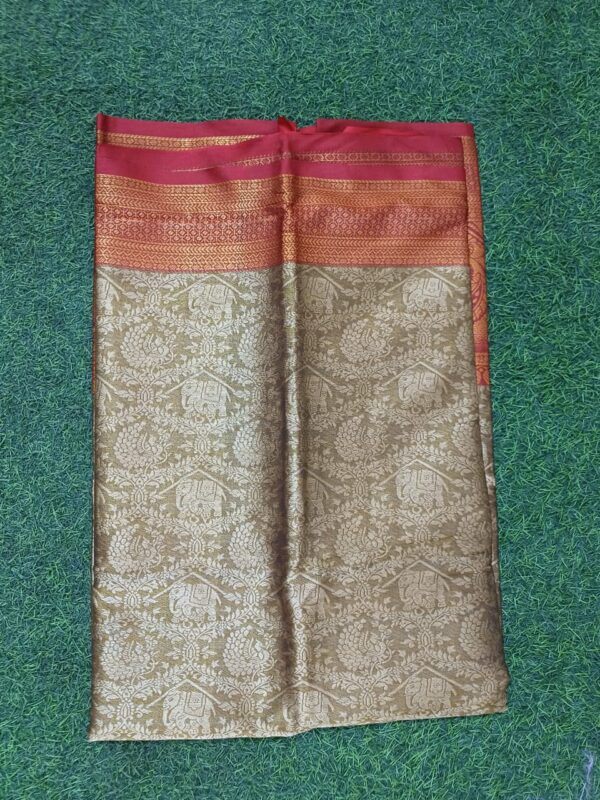 Pyari soft Ganga plus saree with blouse