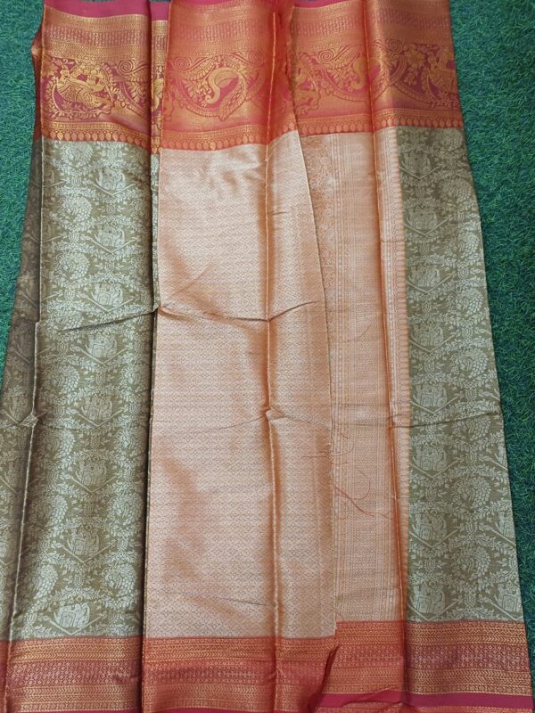 Pyari soft Ganga plus saree with blouse