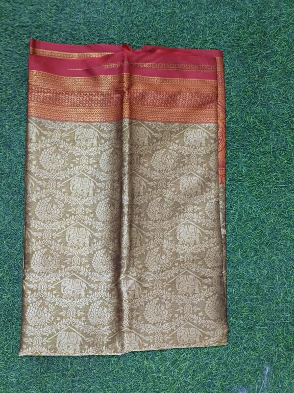 Pyari soft Ganga plus saree with blouse