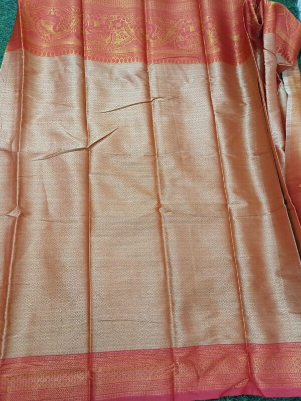 Pyari soft Ganga plus saree with blouse