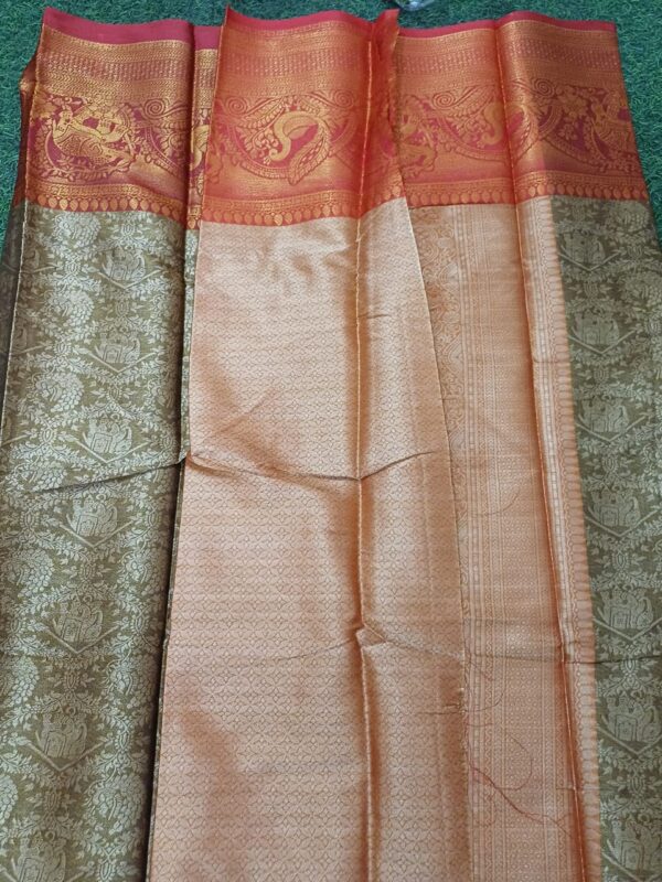 Pyari soft Ganga plus saree with blouse